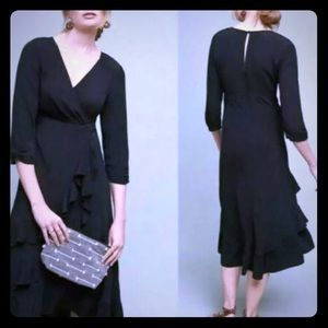 NWT Anthropologie Maeve Faux Wrap Dress $168 Boho